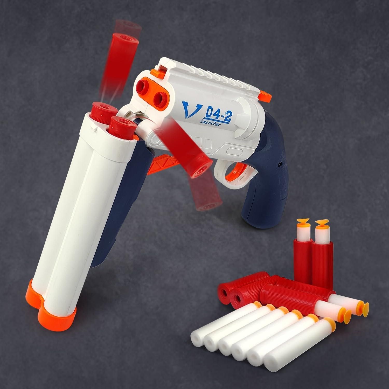 Shotgun Toy Gun for Kids with 10 Foam Bullets