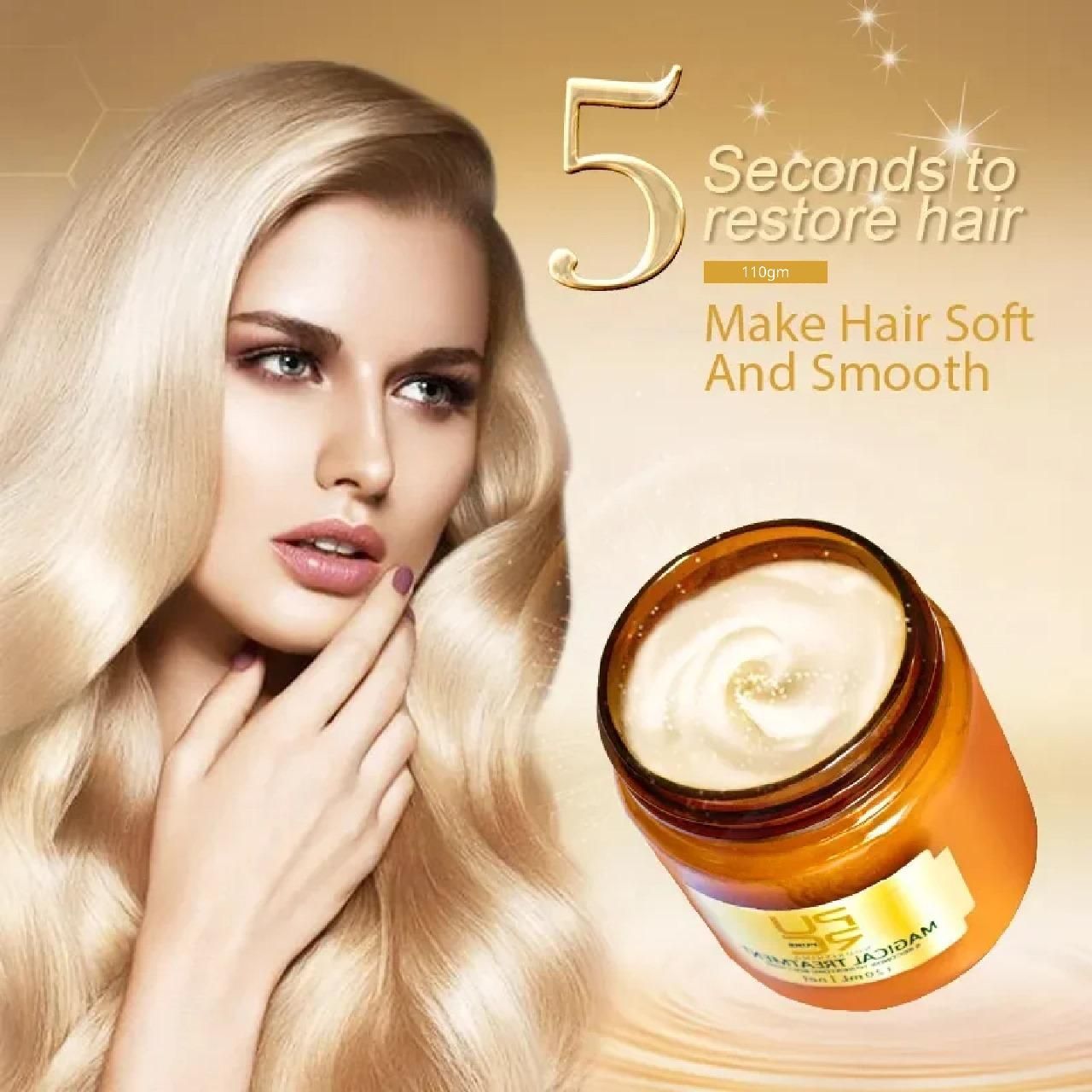 PURE MAGICAL TREATMENT 5 Second to Restore Soft Hair 110gm Pack of 1